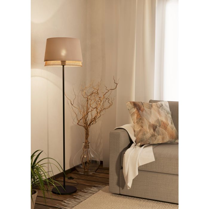 EGLO Stehlampe Tabley mit Doppelschirm